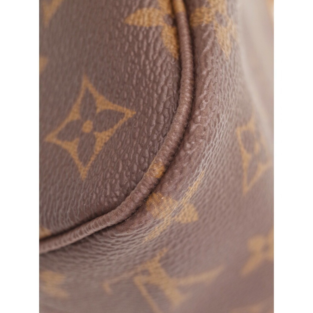 Louis Vuitton Leather Brown Tote Neverfull Bag Monogram - Picture 4 of 8